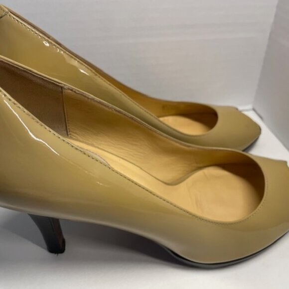 Cole Haan peep-toe patent leather pumps (size 10) - Picture 7 of 7